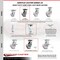 Service Caster 5 Inch Semi Steel Caster Set with Roller Bearings and Swivel Locks SCC SCC-35S520-SSR-BSL-4 - alternate 6